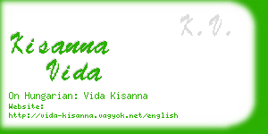 kisanna vida business card